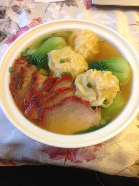Roast Pork & Shrimp Wonton Noodle Soup