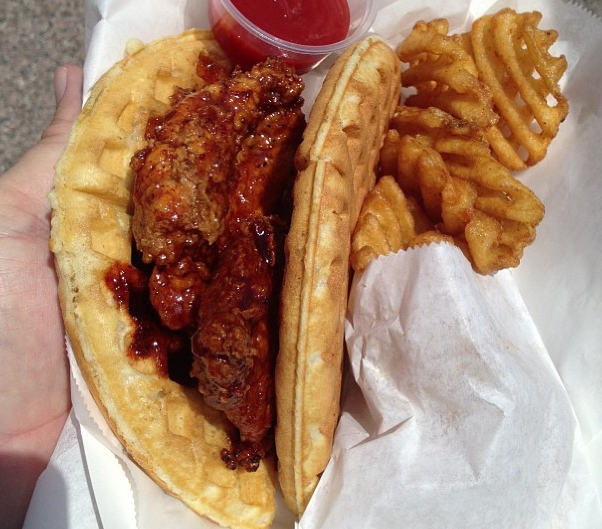 Buttermilk Ancho Chile Honey from @TheWaffleBus by @Samcolt12