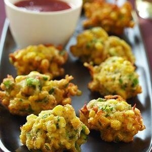 Spicy Thai Crab and Sweet Corn Fritters