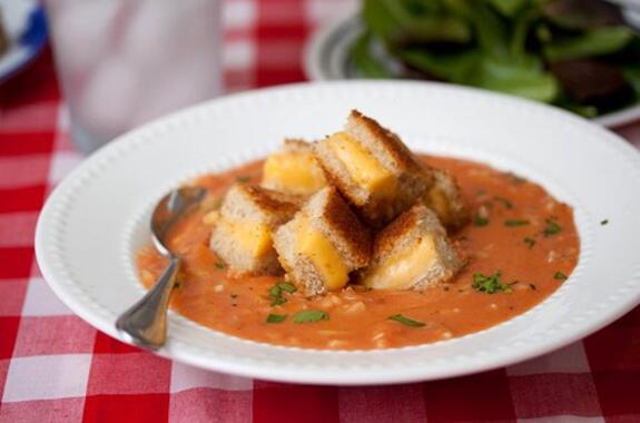 Grilled Cheese Croutons