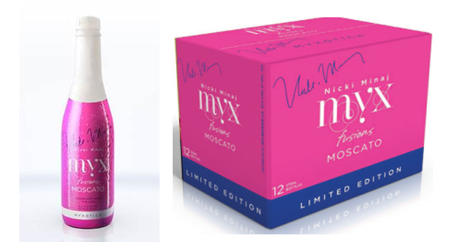 Nicki Minaj & Myx Fusions Release Limited Edition Moscato Bottle