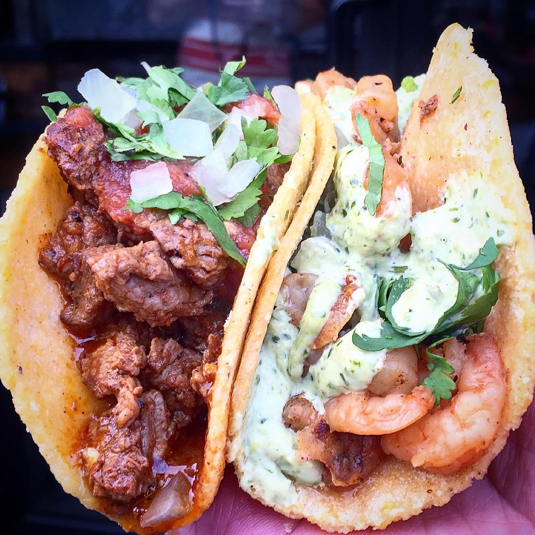 Hola @cy_eats here for my final post for today. since it’s, of course i had to share these beauties 🌮 from 
@ottostacos! the green sauce on the shrimp taco is spicy serrano crema and that needs to become a thing!

follow me to see what im eating on the regular and see you back here on thursday! | 😍💣🔑🔥🏆