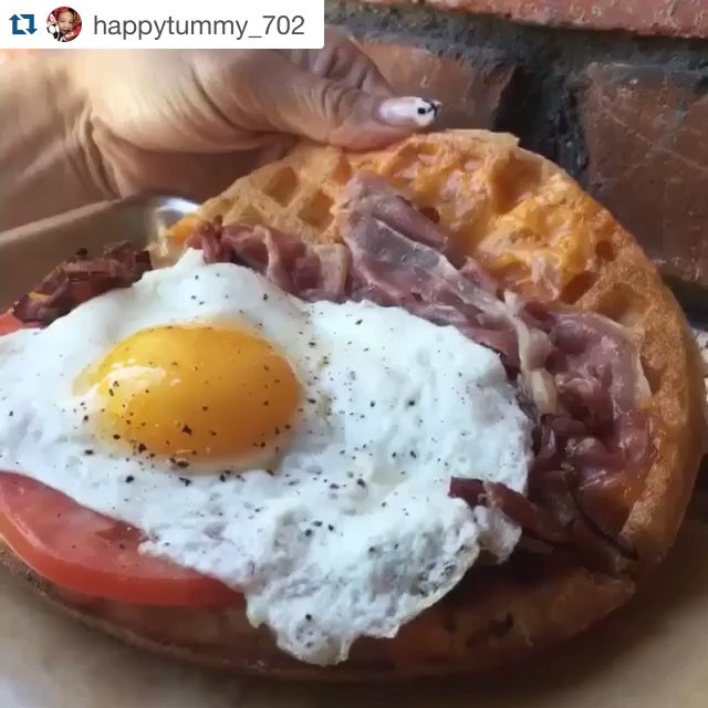 Everyone should wake up to this GREATNESS in their lives!! | @HappyTummy_702 we’re living vicariously through your eyes & your stomach lol. 💣🔥🍳