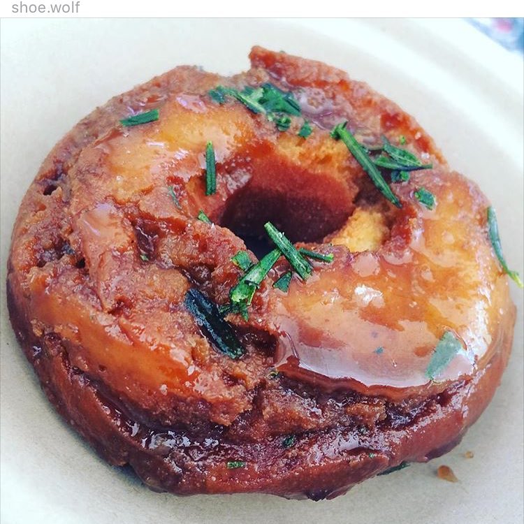 we repeat !! @freerangela added some more goodies to the list! Maple Rosemary Old Fashioned Donut w/ Sea Salt and Fresh Rosemary! 👀 don’t miss out @shoe.wolf @freerangela