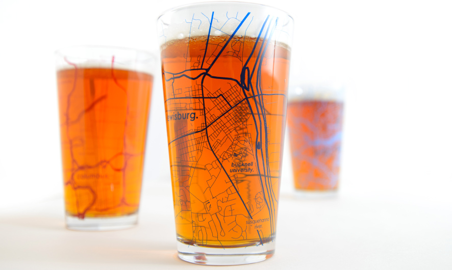 Show Off Your School Pride With UncommonGreen’s College Town Maps Drinkware