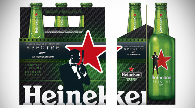 Heineken Releases Limited Edition ‘Spectre’ 007 Packaging