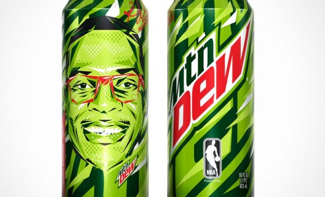Check Out Russell Westbrook’s NBA-Inspired Mountain Dew Cans