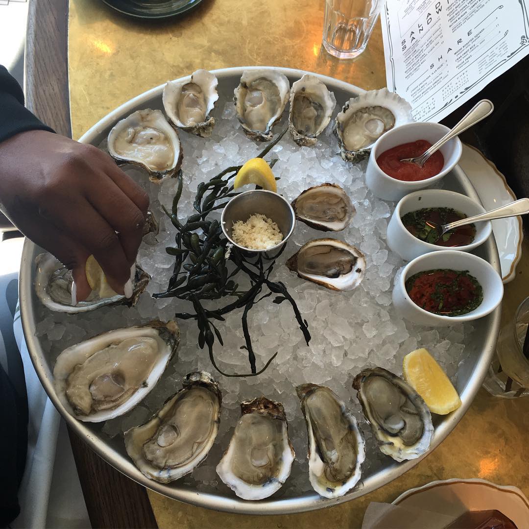 Lucky 13 on deck!! The Oysters at @StateOfGraceTX are delicious and the sauces are 💣 .com, both are  #YouGottaEatThis Approved!! #😍 #😳 #🔥 || #YGET #WDYET #Oysters #Houston ||