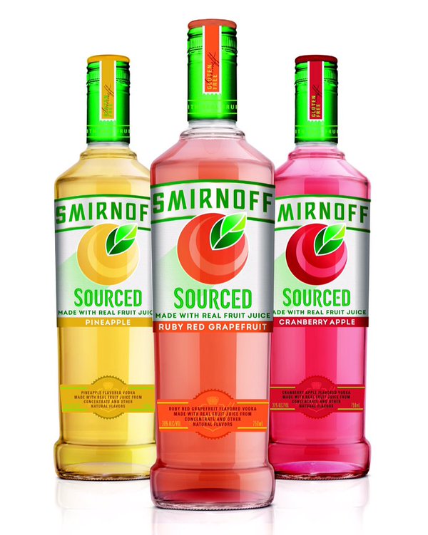 Smirnoff Introduces Gluten Free Vodka Made With Real Fruit Juice